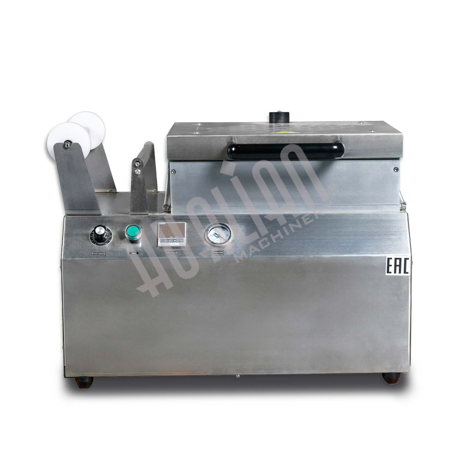 Скин-упаковочная машина HLV-300VST NEW на два лотка (глубина лотка 40 мм) Hualian - Купить с доставкой по всей Беларуси