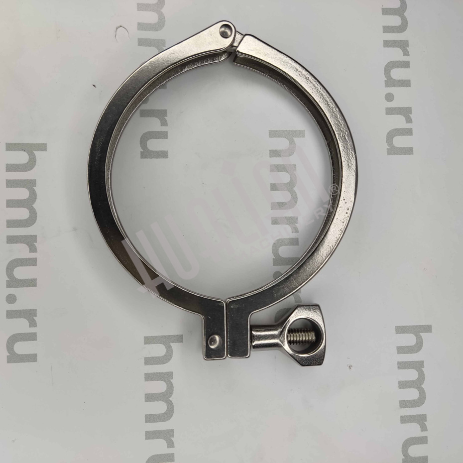 Хомут быстроразъёмного соединения CLAMP SMS 4" (120 мм) Hualian - Купить с доставкой по всей Беларуси