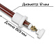 ТЭН для BS-1510G (Ø12×850 800 Вт, 220 В) Hualian - Купить с доставкой по всей России - 2