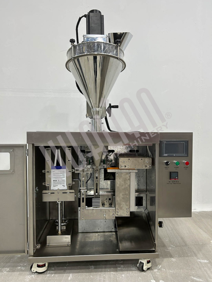 Мини дой-пак линия со шнековым дозатором HLDX-9018F  Hualian - Купить с доставкой по всей Беларуси