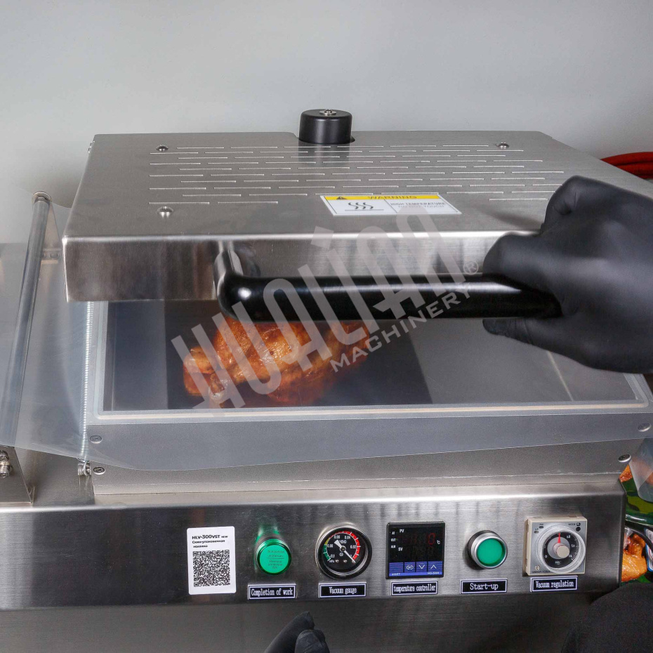 Ручной вакуумный пищевой скин-упаковщик HLV-300VST (глубина лотка 55 мм,2 лотка) PREMIUM Hualian - Купить с доставкой по всей Беларуси