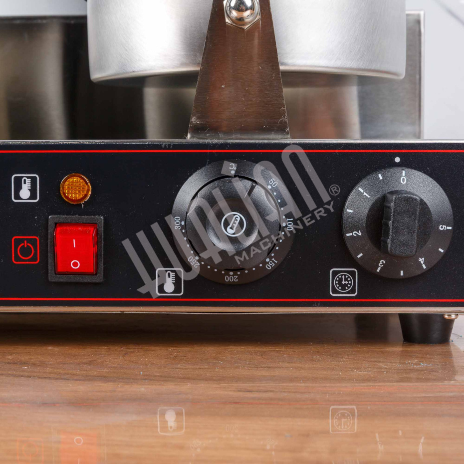 Вафельница для объемных вафель HWB-2 (2 секции, круг) Hualian - Купить с доставкой по всей Беларуси