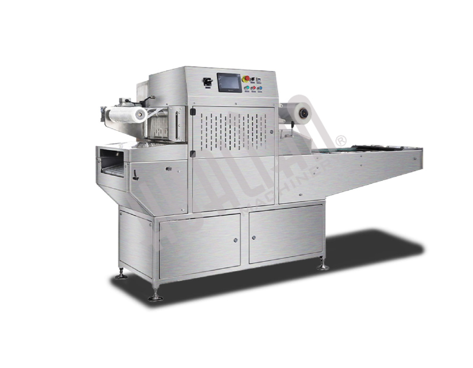 Автоматический запайщик лотков HVT-450A/4 V2 (матрица 210х148, 4 лотка за цикл, газонаполнение, вакуумный насос 100 м3/ч) Hualian - Купить с доставкой по всей Беларуси