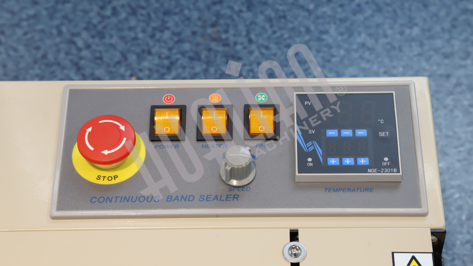 Роликовый конвейерный запайщик горизонтальный FRB-770I Hualian - Купить с доставкой по всей Беларуси