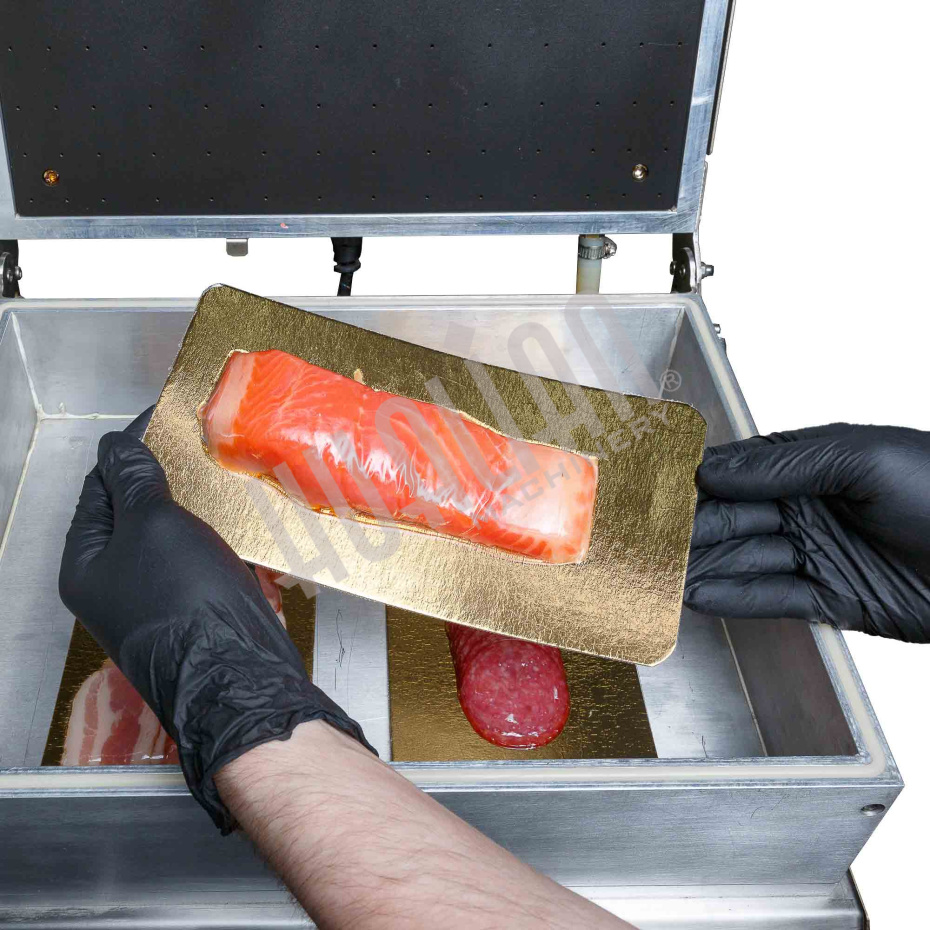 Скин-упаковочная машина HLV-300VST NEW на два лотка (глубина лотка 40 мм) Hualian - Купить с доставкой по всей Беларуси