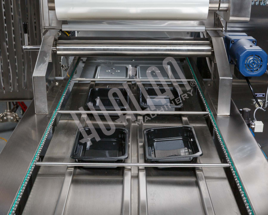 Автоматический запайщик лотков с функцией вакуумной газации HVT-450A/2 V2 (нерж., лоток 187*137) Hualian - Купить с доставкой по всей Беларуси