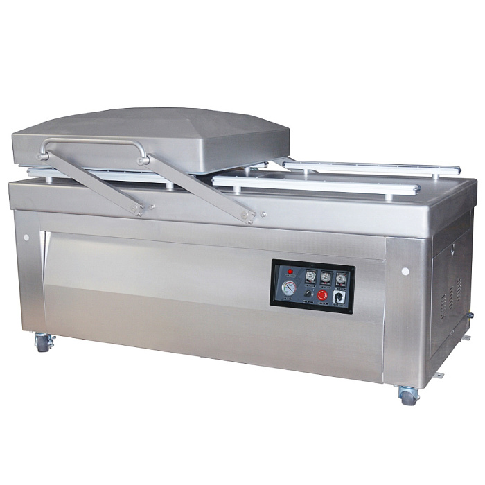 Напольный вакуумный упаковщик HVC-820S/2B (нерж., обрезка) Hualian - Купить с доставкой по всей России