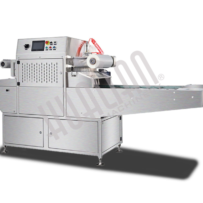 Автоматический запайщик лотков HVT-450A/4 V2 (матрица 210х148, 4 лотка за цикл, газонаполнение, вакуумный насос 100 м3/ч) Hualian - Купить с доставкой по всей Беларуси