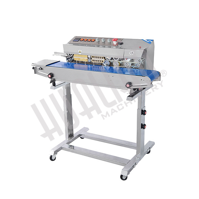 Роликовый конвейерный запайщик горизонтальный на консоли FRM-810III Hualian - Купить с доставкой по всей Беларуси