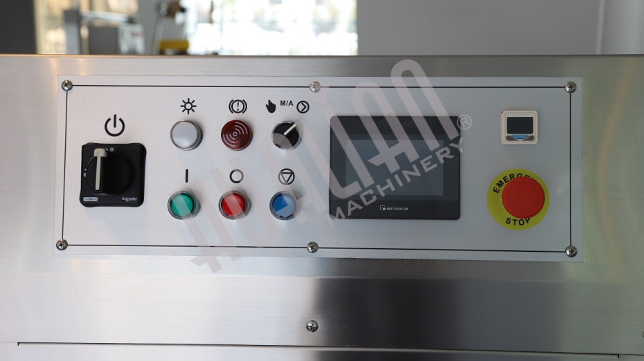 Полуавтоматический запайщик лотков (4 лотка,187*137*40) HVT-550M/4 (нерж., СКИН) Hualian - Купить с доставкой по всей Беларуси