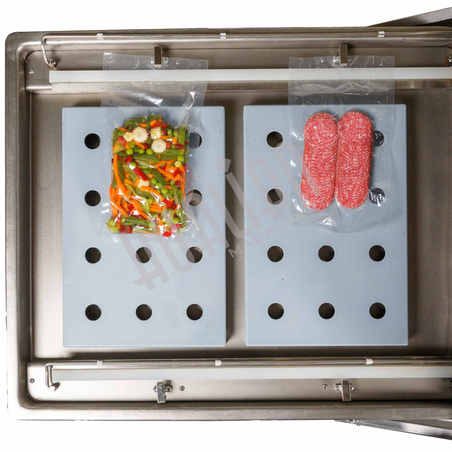 Напольная двухкамерная вакуум-упаковочная машина DZQ-600/2SB SS Hualian - Купить с доставкой по всей Беларуси