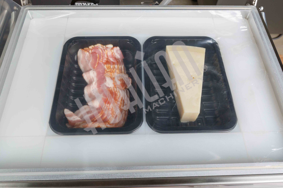 Скин-упаковочная машина HLV-300VST NEW на два лотка (глубина лотка 55 мм) Hualian - Купить с доставкой по всей Беларуси