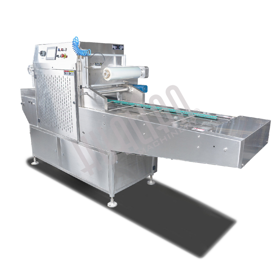 Автоматический запайщик лотков с функцией вакуумной газации HVT-450A/2 V2 (нерж., лоток 187*137) Hualian - Купить с доставкой по всей Беларуси