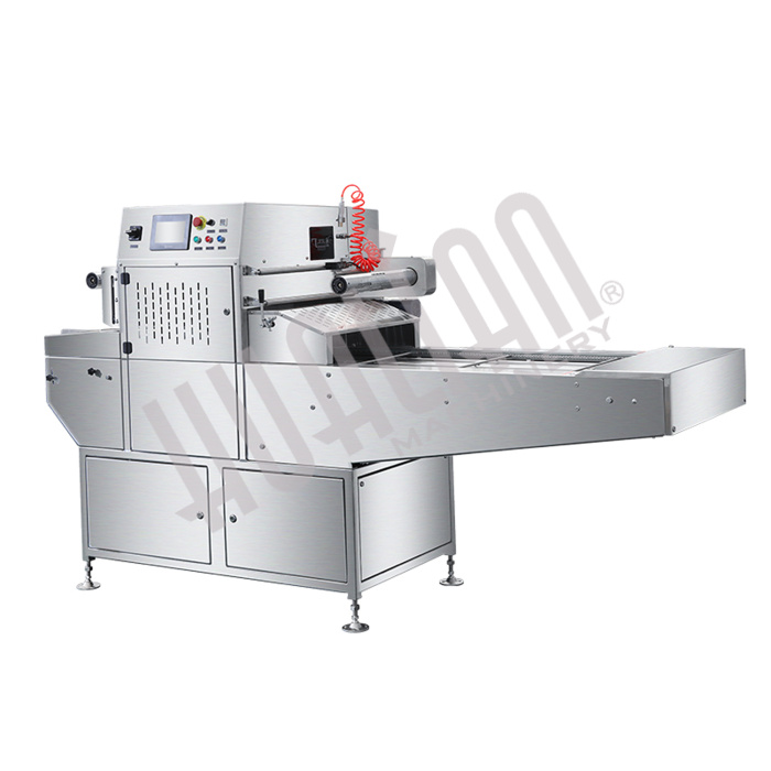  Автоматический запайщик лотков с функцией вакуумной газации HVT-450A/2 V2 (нерж., лоток 210*148) Hualian - Купить с доставкой по всей Беларуси