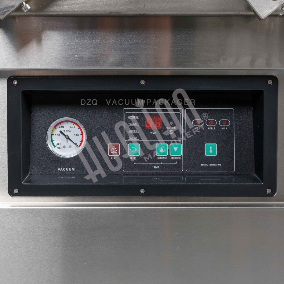 Напольная двухкамерная вакуум-упаковочная машина DZQ-600/2SB SS Hualian - Купить с доставкой по всей Беларуси