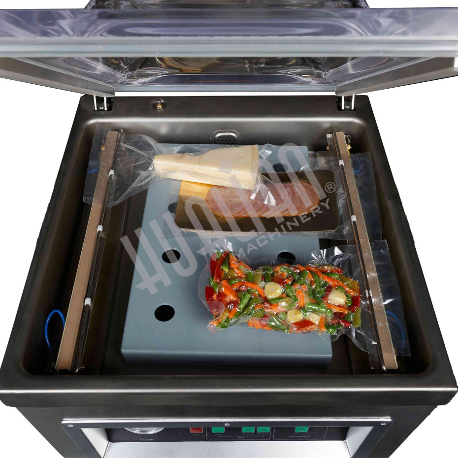 Настольный вакуумный упаковщик DZQ-400/2T (нерж., газ) Hualian - Купить с доставкой по всей Беларуси