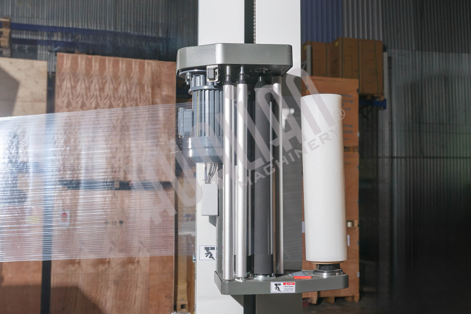 Паллетоупаковщик с моторизированной кареткой с престрейчем HL-1500 (Economical) Hualian - Купить с доставкой по всей Беларуси